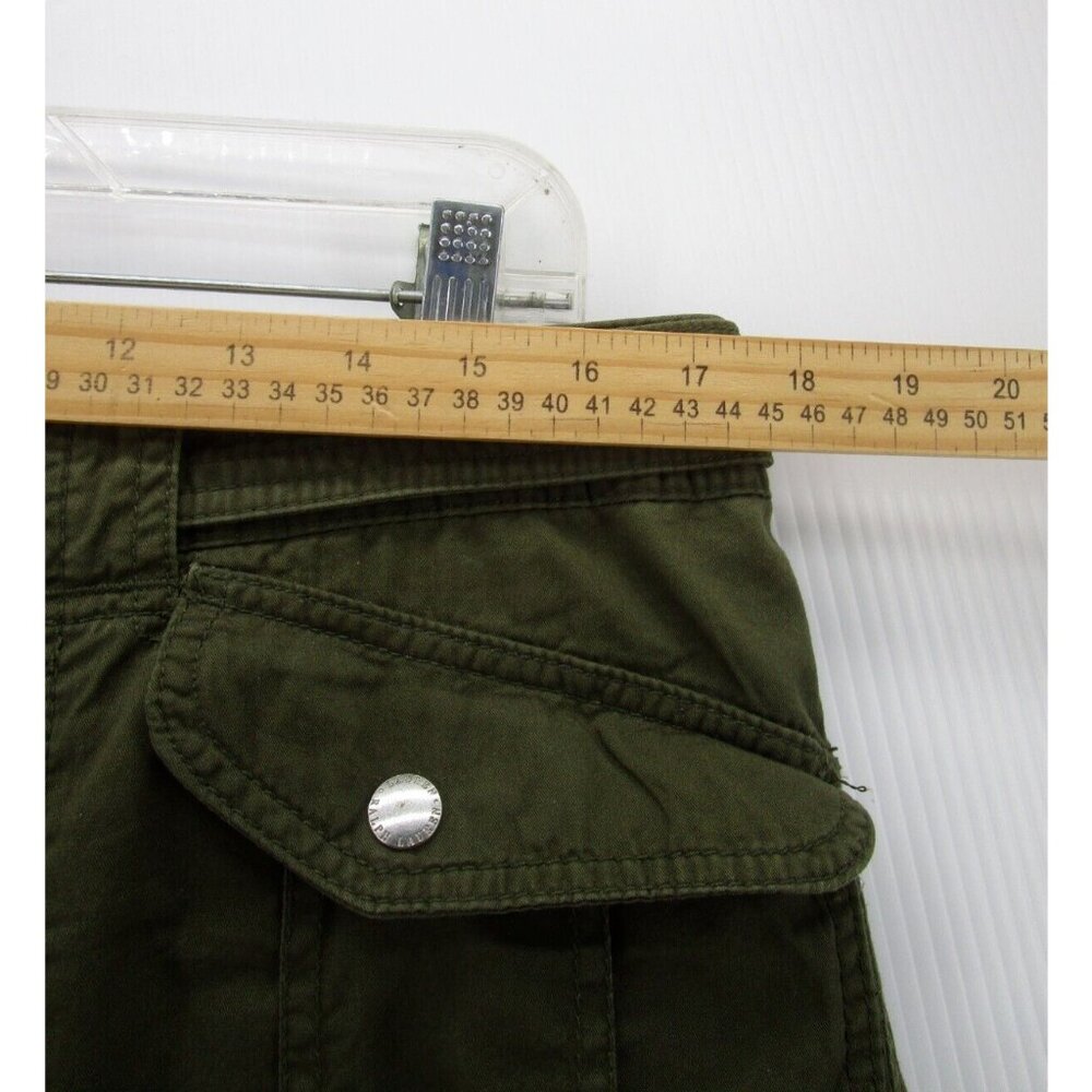 Lauren Ralph Laure Pants 14 Chino Khakis Belted Pockets Crop * - Picture 3 of 10